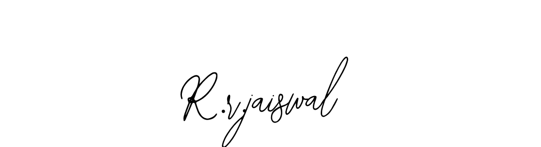 This is the best signature style for the R.r.jaiswal name. Also you like these signature font (Bearetta-2O07w). Mix name signature. R.r.jaiswal signature style 12 images and pictures png