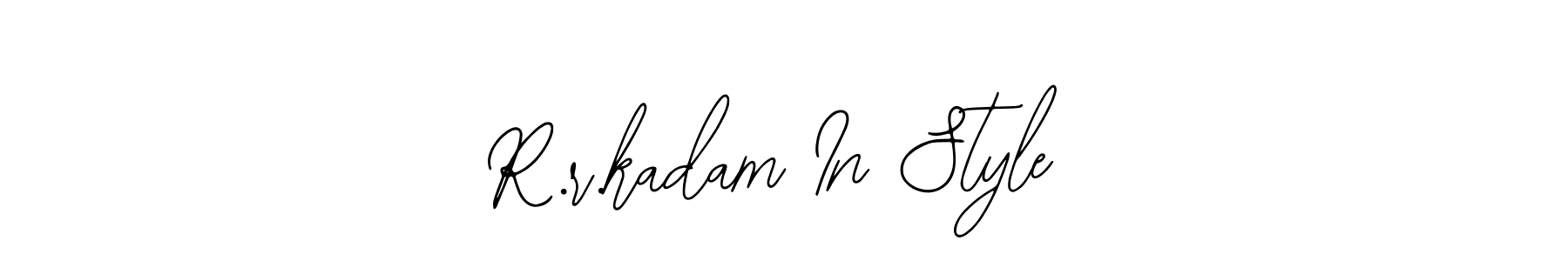 See photos of R.r.kadam In Style official signature by Spectra . Check more albums & portfolios. Read reviews & check more about Bearetta-2O07w font. R.r.kadam In Style signature style 12 images and pictures png