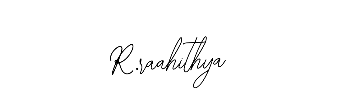 Also You can easily find your signature by using the search form. We will create R.raahithya name handwritten signature images for you free of cost using Bearetta-2O07w sign style. R.raahithya signature style 12 images and pictures png