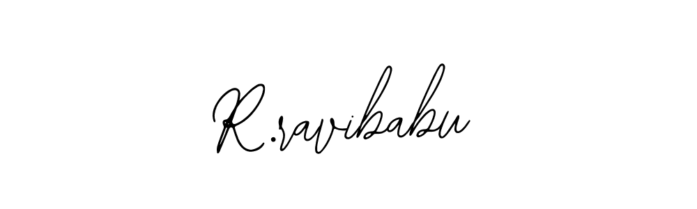 Also we have R.ravibabu name is the best signature style. Create professional handwritten signature collection using Bearetta-2O07w autograph style. R.ravibabu signature style 12 images and pictures png