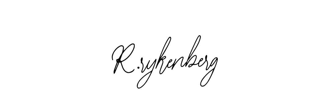 Make a beautiful signature design for name R.rykenberg. Use this online signature maker to create a handwritten signature for free. R.rykenberg signature style 12 images and pictures png