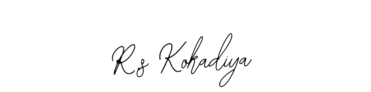 Similarly Bearetta-2O07w is the best handwritten signature design. Signature creator online .You can use it as an online autograph creator for name R.s Kokadiya. R.s Kokadiya signature style 12 images and pictures png