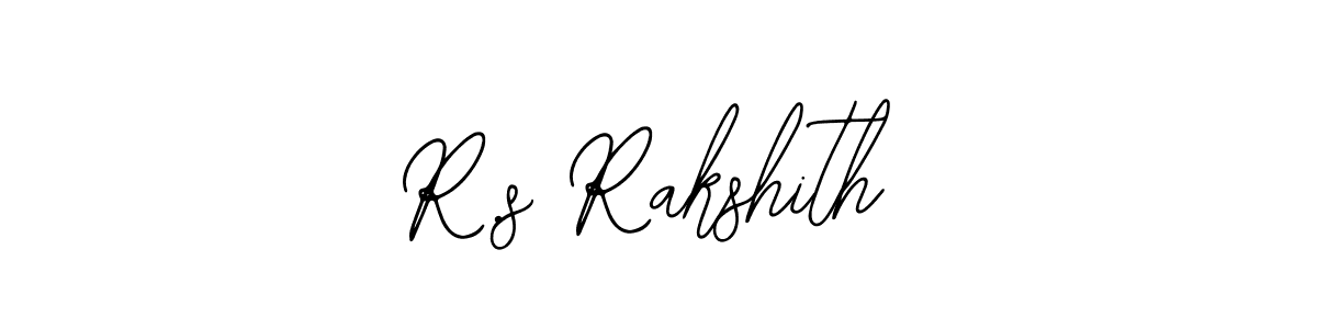 You should practise on your own different ways (Bearetta-2O07w) to write your name (R.s Rakshith) in signature. don't let someone else do it for you. R.s Rakshith signature style 12 images and pictures png