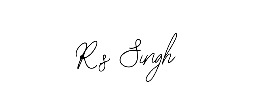 How to make R.s Singh signature? Bearetta-2O07w is a professional autograph style. Create handwritten signature for R.s Singh name. R.s Singh signature style 12 images and pictures png