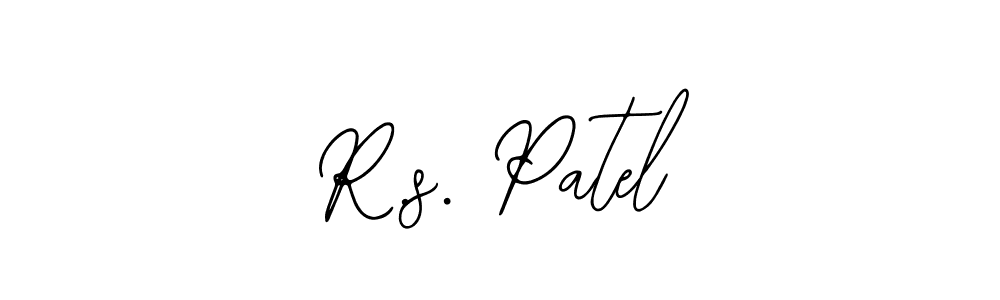 Use a signature maker to create a handwritten signature online. With this signature software, you can design (Bearetta-2O07w) your own signature for name R.s. Patel. R.s. Patel signature style 12 images and pictures png
