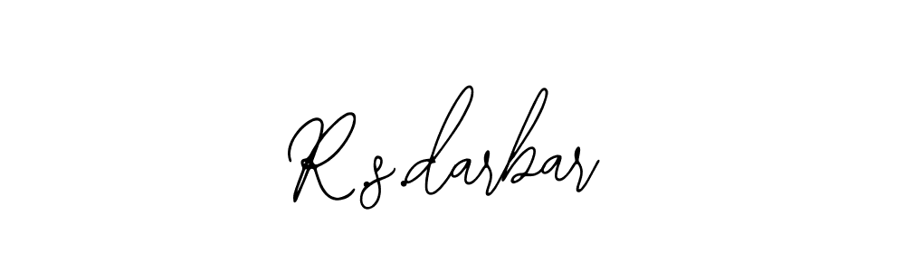 How to make R.s.darbar signature? Bearetta-2O07w is a professional autograph style. Create handwritten signature for R.s.darbar name. R.s.darbar signature style 12 images and pictures png