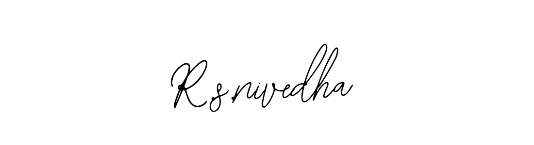 It looks lik you need a new signature style for name R.s.nivedha. Design unique handwritten (Bearetta-2O07w) signature with our free signature maker in just a few clicks. R.s.nivedha signature style 12 images and pictures png