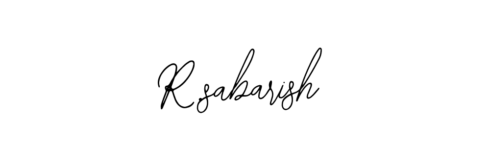 Make a beautiful signature design for name R.sabarish. With this signature (Bearetta-2O07w) style, you can create a handwritten signature for free. R.sabarish signature style 12 images and pictures png