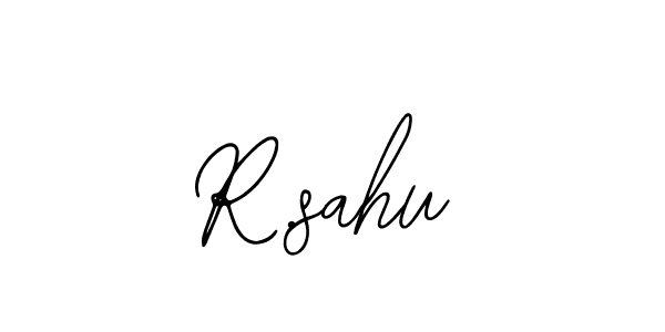 How to make R.sahu name signature. Use Bearetta-2O07w style for creating short signs online. This is the latest handwritten sign. R.sahu signature style 12 images and pictures png