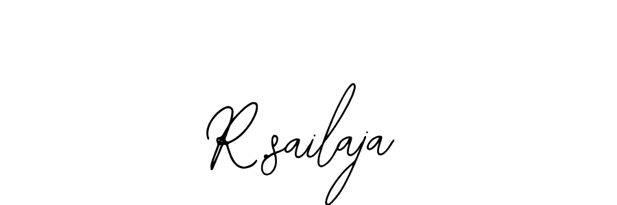 Use a signature maker to create a handwritten signature online. With this signature software, you can design (Bearetta-2O07w) your own signature for name R.sailaja. R.sailaja signature style 12 images and pictures png