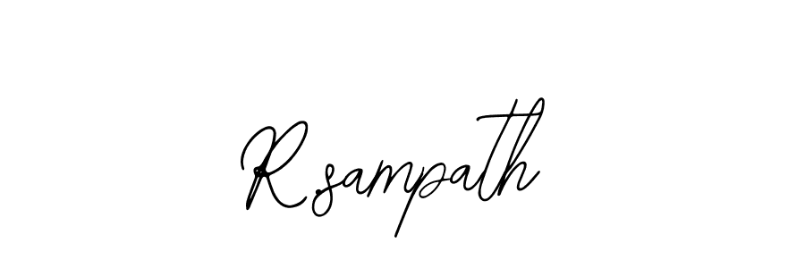 Create a beautiful signature design for name R.sampath. With this signature (Bearetta-2O07w) fonts, you can make a handwritten signature for free. R.sampath signature style 12 images and pictures png