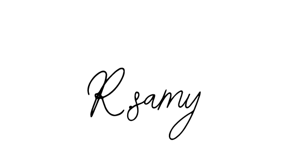 Also we have R.samy name is the best signature style. Create professional handwritten signature collection using Bearetta-2O07w autograph style. R.samy signature style 12 images and pictures png