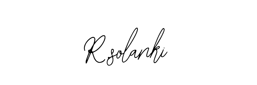 R.solanki stylish signature style. Best Handwritten Sign (Bearetta-2O07w) for my name. Handwritten Signature Collection Ideas for my name R.solanki. R.solanki signature style 12 images and pictures png