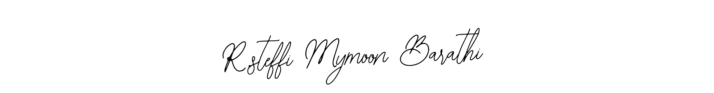 if you are searching for the best signature style for your name R.steffi Mymoon Barathi. so please give up your signature search. here we have designed multiple signature styles  using Bearetta-2O07w. R.steffi Mymoon Barathi signature style 12 images and pictures png