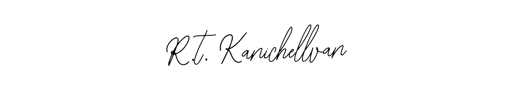 This is the best signature style for the R.t. Kanichellvan name. Also you like these signature font (Bearetta-2O07w). Mix name signature. R.t. Kanichellvan signature style 12 images and pictures png