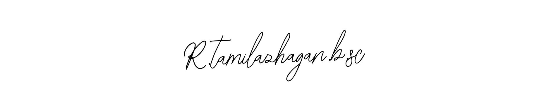 How to make R.tamilazhagan.b.sc signature? Bearetta-2O07w is a professional autograph style. Create handwritten signature for R.tamilazhagan.b.sc name. R.tamilazhagan.b.sc signature style 12 images and pictures png