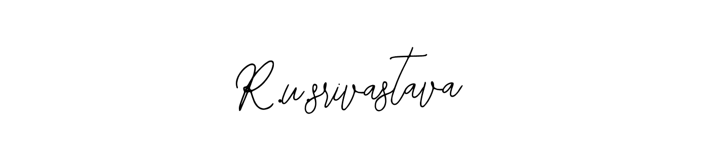 Create a beautiful signature design for name R.u.srivastava. With this signature (Bearetta-2O07w) fonts, you can make a handwritten signature for free. R.u.srivastava signature style 12 images and pictures png