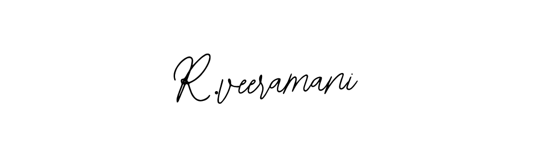 Design your own signature with our free online signature maker. With this signature software, you can create a handwritten (Bearetta-2O07w) signature for name R.veeramani. R.veeramani signature style 12 images and pictures png