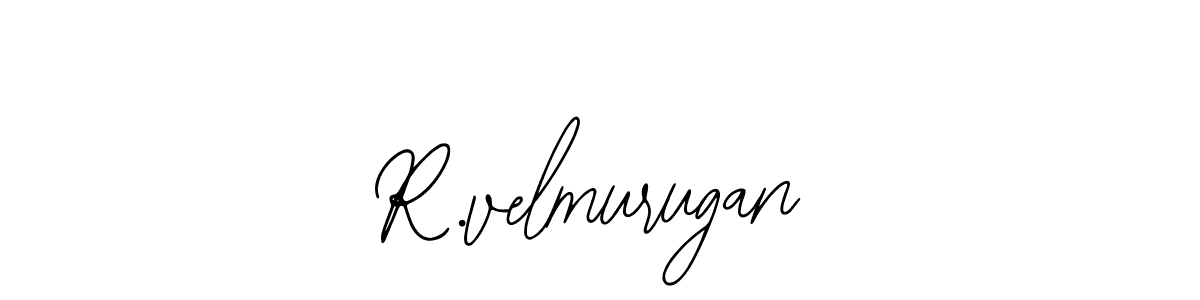 Make a beautiful signature design for name R.velmurugan. With this signature (Bearetta-2O07w) style, you can create a handwritten signature for free. R.velmurugan signature style 12 images and pictures png