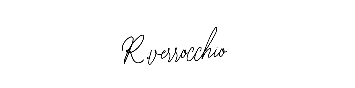 if you are searching for the best signature style for your name R.verrocchio. so please give up your signature search. here we have designed multiple signature styles  using Bearetta-2O07w. R.verrocchio signature style 12 images and pictures png