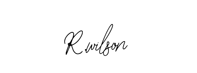 Similarly Bearetta-2O07w is the best handwritten signature design. Signature creator online .You can use it as an online autograph creator for name R.wilson. R.wilson signature style 12 images and pictures png