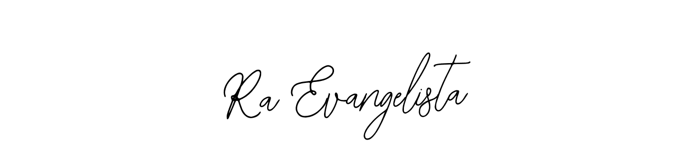 Bearetta-2O07w is a professional signature style that is perfect for those who want to add a touch of class to their signature. It is also a great choice for those who want to make their signature more unique. Get Ra Evangelista name to fancy signature for free. Ra Evangelista signature style 12 images and pictures png