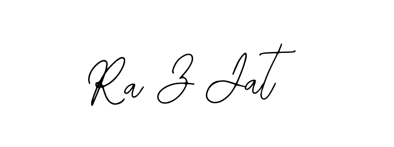 Also You can easily find your signature by using the search form. We will create Ra Z Jat name handwritten signature images for you free of cost using Bearetta-2O07w sign style. Ra Z Jat signature style 12 images and pictures png