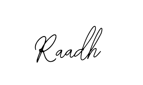 Design your own signature with our free online signature maker. With this signature software, you can create a handwritten (Bearetta-2O07w) signature for name Raadh. Raadh signature style 12 images and pictures png