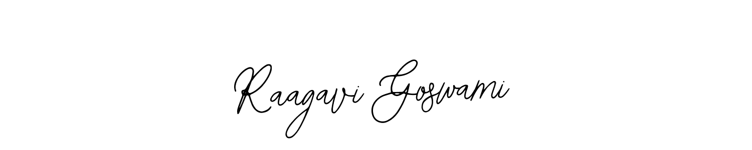 Use a signature maker to create a handwritten signature online. With this signature software, you can design (Bearetta-2O07w) your own signature for name Raagavi Goswami. Raagavi Goswami signature style 12 images and pictures png