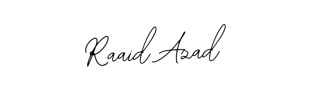Design your own signature with our free online signature maker. With this signature software, you can create a handwritten (Bearetta-2O07w) signature for name Raaid Azad. Raaid Azad signature style 12 images and pictures png