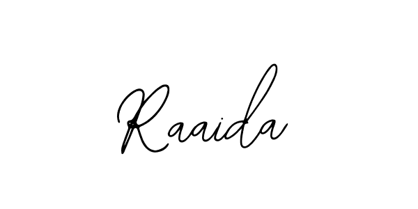 How to make Raaida name signature. Use Bearetta-2O07w style for creating short signs online. This is the latest handwritten sign. Raaida signature style 12 images and pictures png