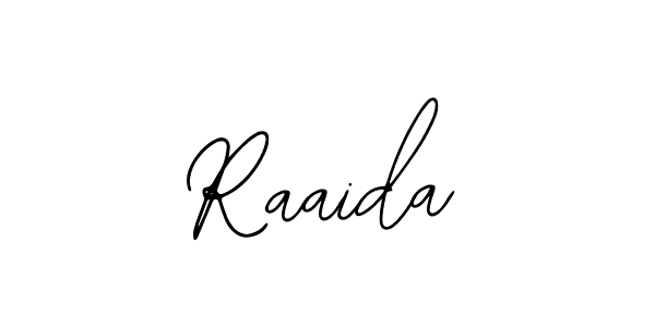 How to make Raaida name signature. Use Bearetta-2O07w style for creating short signs online. This is the latest handwritten sign. Raaida signature style 12 images and pictures png