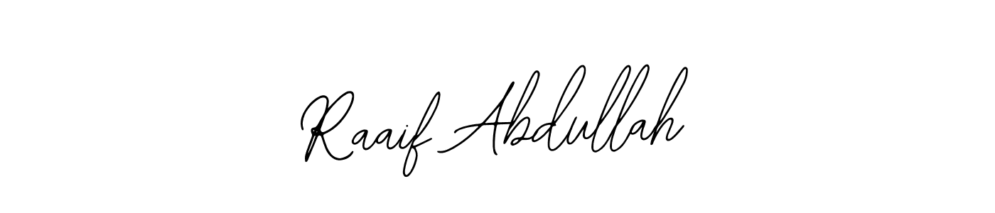 How to make Raaif Abdullah signature? Bearetta-2O07w is a professional autograph style. Create handwritten signature for Raaif Abdullah name. Raaif Abdullah signature style 12 images and pictures png