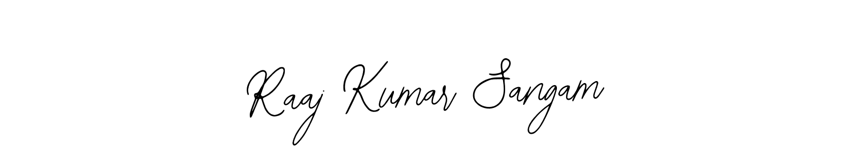 if you are searching for the best signature style for your name Raaj Kumar Sangam. so please give up your signature search. here we have designed multiple signature styles  using Bearetta-2O07w. Raaj Kumar Sangam signature style 12 images and pictures png