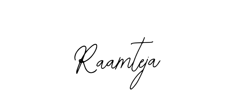 You can use this online signature creator to create a handwritten signature for the name Raamteja. This is the best online autograph maker. Raamteja signature style 12 images and pictures png