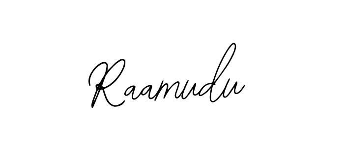 Use a signature maker to create a handwritten signature online. With this signature software, you can design (Bearetta-2O07w) your own signature for name Raamudu. Raamudu signature style 12 images and pictures png