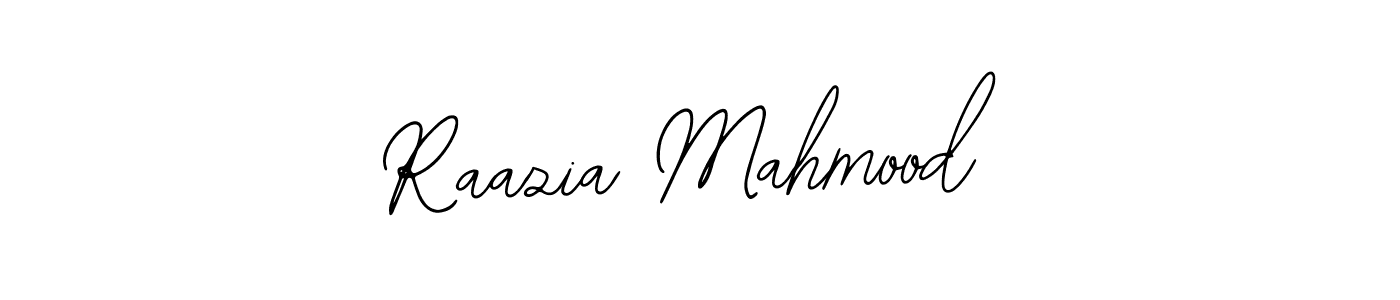 Make a beautiful signature design for name Raazia Mahmood. With this signature (Bearetta-2O07w) style, you can create a handwritten signature for free. Raazia Mahmood signature style 12 images and pictures png
