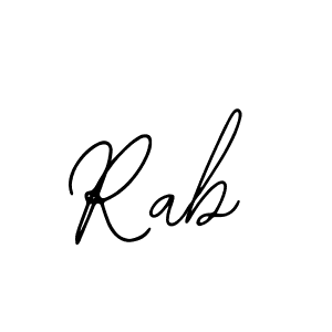 How to make Rab signature? Bearetta-2O07w is a professional autograph style. Create handwritten signature for Rab name. Rab signature style 12 images and pictures png