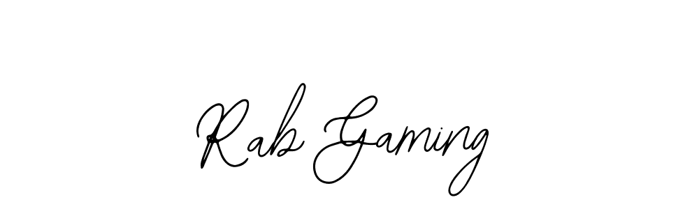 Here are the top 10 professional signature styles for the name Rab Gaming. These are the best autograph styles you can use for your name. Rab Gaming signature style 12 images and pictures png