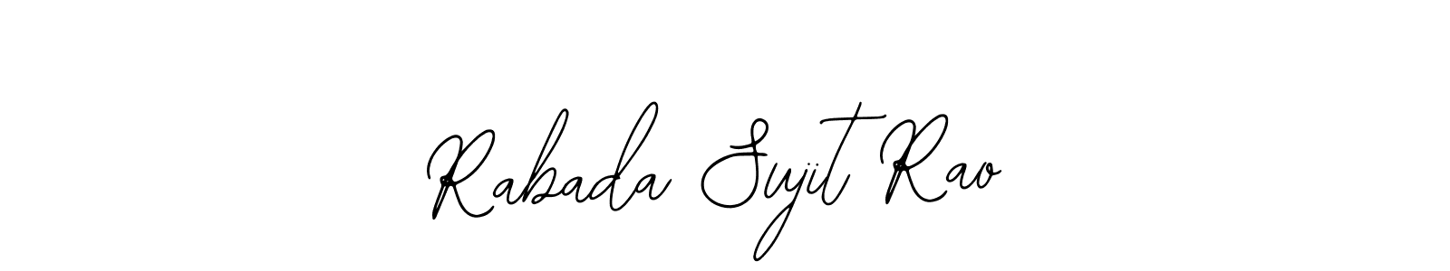 Design your own signature with our free online signature maker. With this signature software, you can create a handwritten (Bearetta-2O07w) signature for name Rabada Sujit Rao. Rabada Sujit Rao signature style 12 images and pictures png