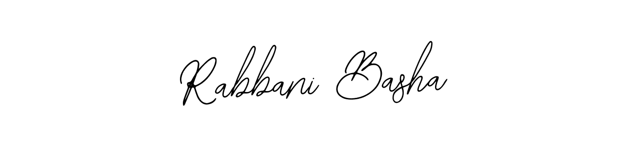 Design your own signature with our free online signature maker. With this signature software, you can create a handwritten (Bearetta-2O07w) signature for name Rabbani Basha. Rabbani Basha signature style 12 images and pictures png