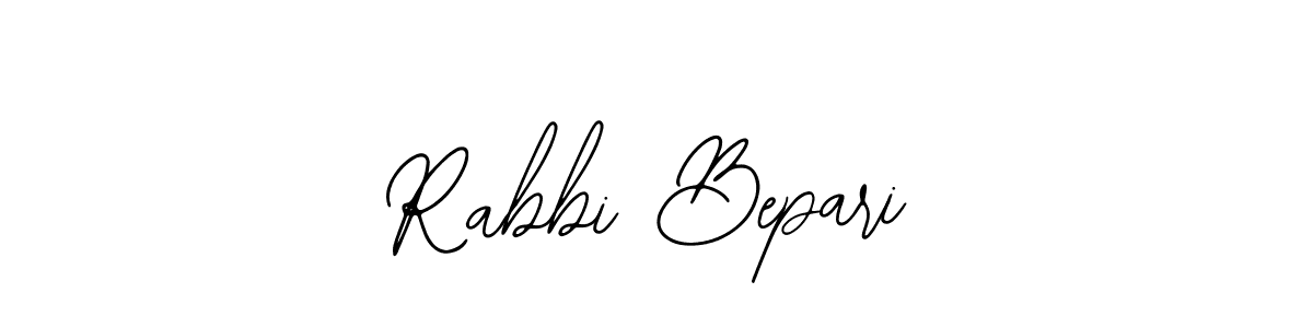 Use a signature maker to create a handwritten signature online. With this signature software, you can design (Bearetta-2O07w) your own signature for name Rabbi Bepari. Rabbi Bepari signature style 12 images and pictures png