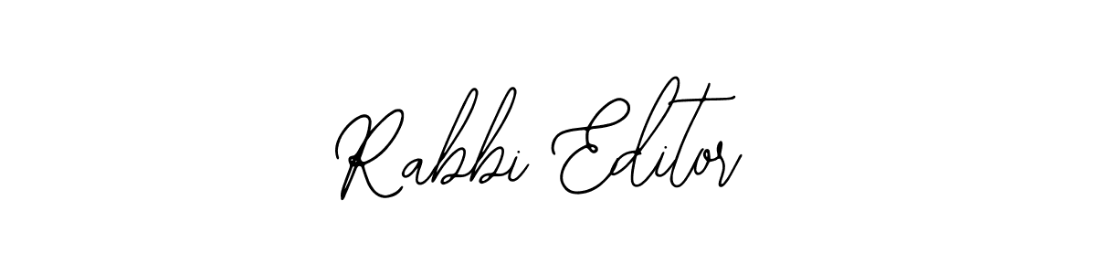 if you are searching for the best signature style for your name Rabbi Editor. so please give up your signature search. here we have designed multiple signature styles  using Bearetta-2O07w. Rabbi Editor signature style 12 images and pictures png