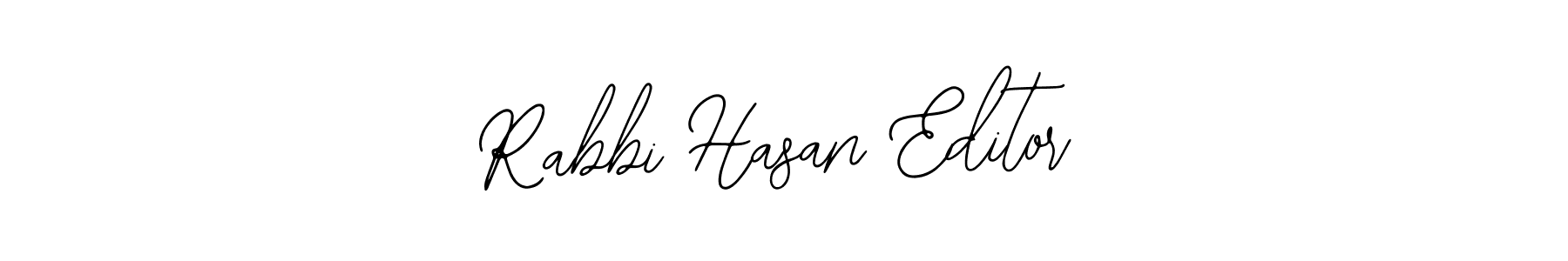 Similarly Bearetta-2O07w is the best handwritten signature design. Signature creator online .You can use it as an online autograph creator for name Rabbi Hasan Editor. Rabbi Hasan Editor signature style 12 images and pictures png