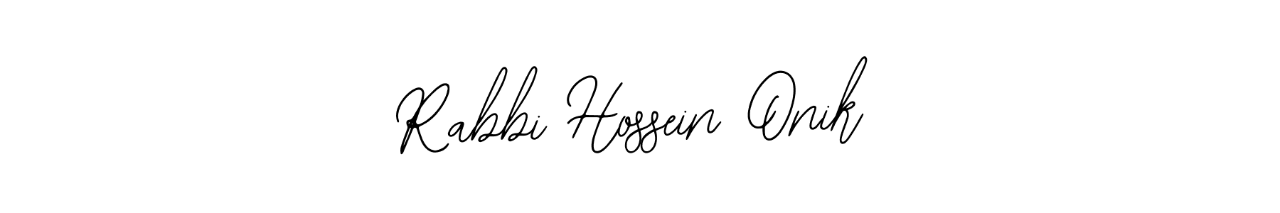 if you are searching for the best signature style for your name Rabbi Hossein Onik. so please give up your signature search. here we have designed multiple signature styles  using Bearetta-2O07w. Rabbi Hossein Onik signature style 12 images and pictures png