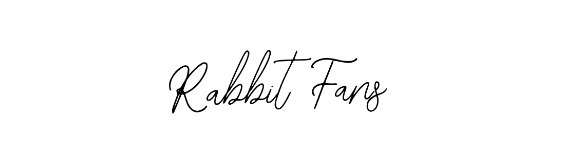 Design your own signature with our free online signature maker. With this signature software, you can create a handwritten (Bearetta-2O07w) signature for name Rabbit Fans. Rabbit Fans signature style 12 images and pictures png