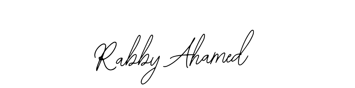 This is the best signature style for the Rabby Ahamed name. Also you like these signature font (Bearetta-2O07w). Mix name signature. Rabby Ahamed signature style 12 images and pictures png