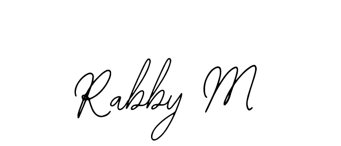 Also we have Rabby M name is the best signature style. Create professional handwritten signature collection using Bearetta-2O07w autograph style. Rabby M signature style 12 images and pictures png