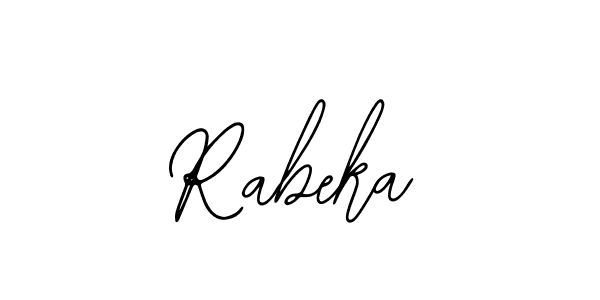 if you are searching for the best signature style for your name Rabeka. so please give up your signature search. here we have designed multiple signature styles  using Bearetta-2O07w. Rabeka signature style 12 images and pictures png