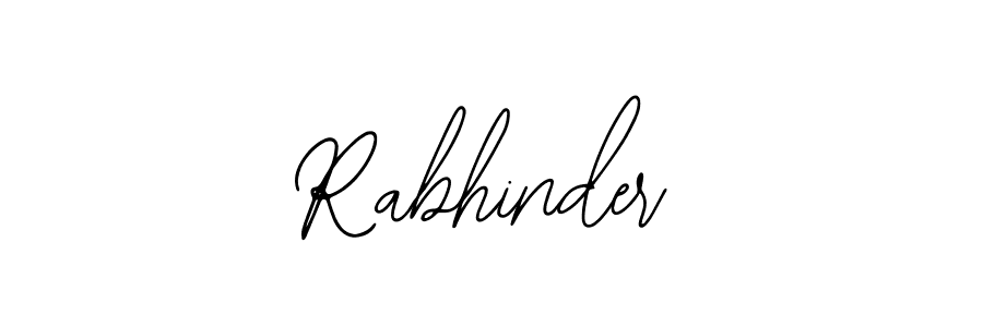 You should practise on your own different ways (Bearetta-2O07w) to write your name (Rabhinder) in signature. don't let someone else do it for you. Rabhinder signature style 12 images and pictures png